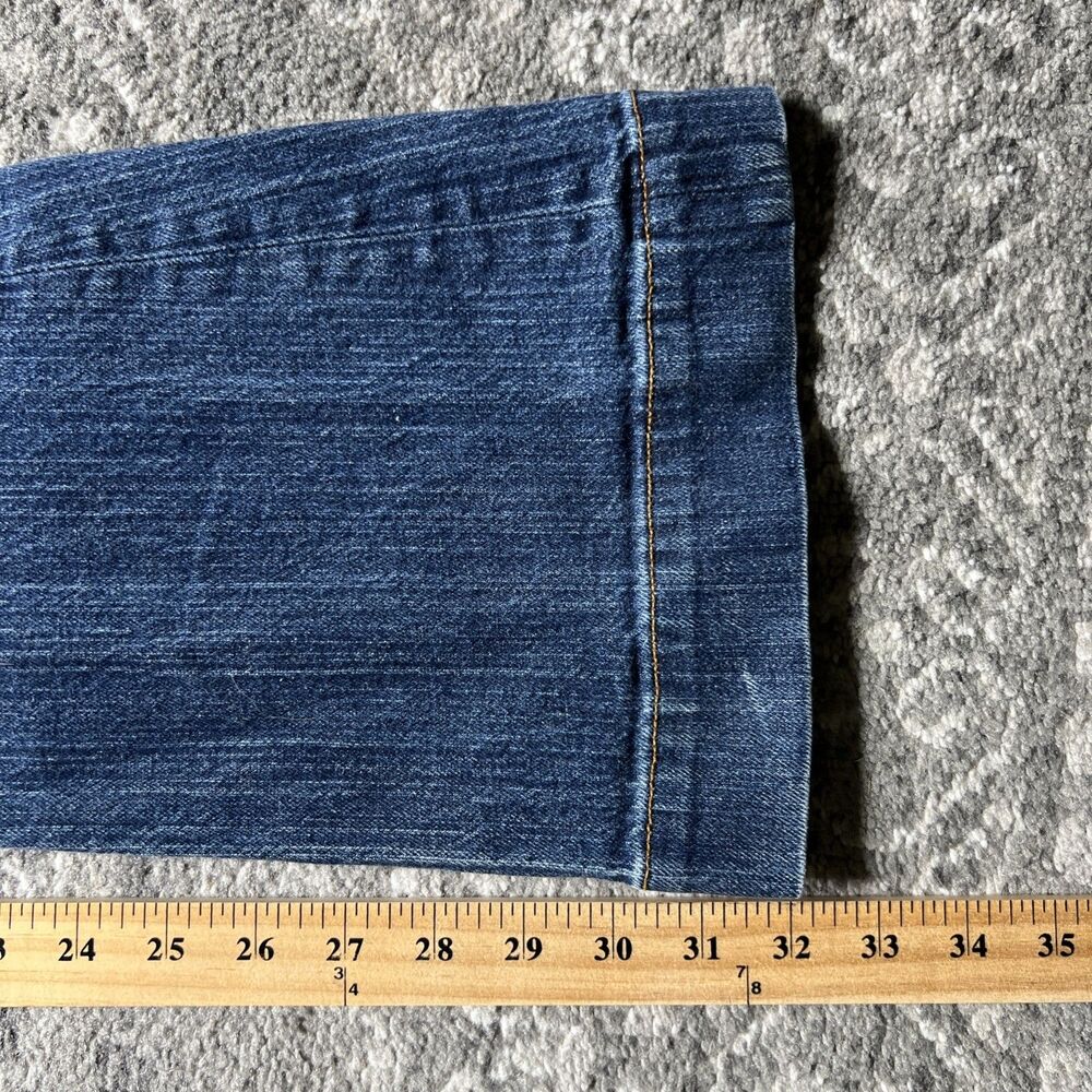 Kimes Ranch Jennifer Jeans Women's 0x32 High Rise Wide Flare Leg Western Blue - Picture 7 of 10